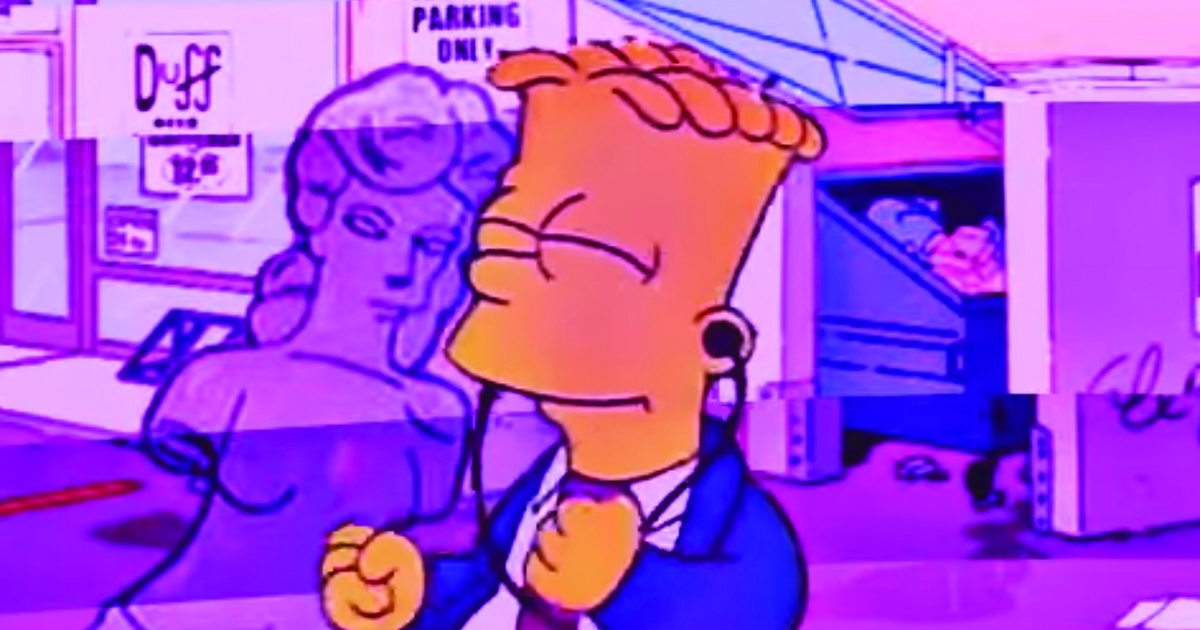 Simpsonwave Simpsonwave: Meet the Guy Behind the Meme - Nottingham Culture